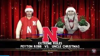 Peyton Robb Nebraska Husker Wrestling vs Uncle Howdy Christmas WWE 2K23 #huskers #nebraska