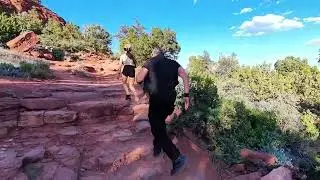 Jogging in Thunder Mountain Sedona Arizona #sedona #outdoors #jogging
