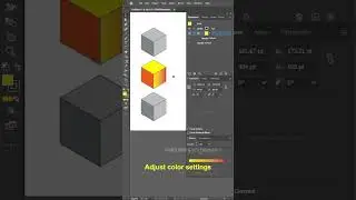 3D BOX Design in ADOBE illustrator ❤️#adobe #illustrator #sphere #design #2023 #shorts #trending
