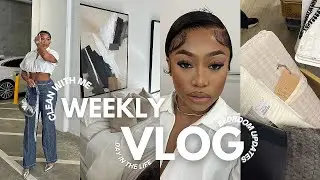 DAY IN THE LIFE LIVING IN ATLANTA VLOG + SUNDAY RESET+ APARTMENT UPDATES + BEHIND THE SCENES & MORE