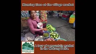 A tour of a mountain market in the Mekong Delta