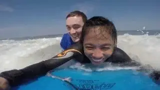 extreme sports at the beach