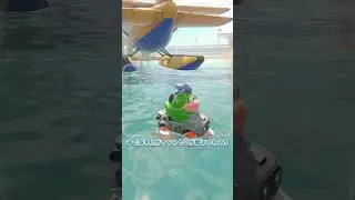 If you collide with an airplane while in photo mode... #MarioKartWorld #mariokartworld
