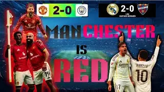 MANCHESTER IS RED 🔴 | MAN UTD VS MAN CITY REACTION | REAL MADRID VS LEVANTE |*CRAZY*
