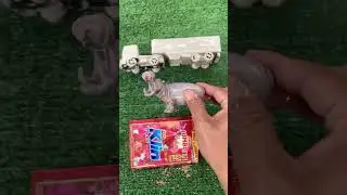 Very satisfying and relaxing  mud superise ASMR, Dip and shake #shorts #satisfying