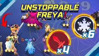 UNSTOPPABLE FREYA! | BEST SYNERGY FOR CHOU SKILL 1 | MAGIC CHESS BEST SYNERGY NEW UPDATE | MCGG