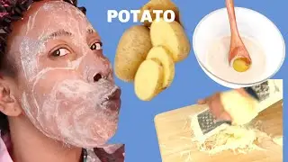 I USE POTATO TO WASH MY FACE, CLEAR BRIGHTER SMOOTH SKIN, CLEAR HYPERPIGMENTATION, REDUCE WRINKLES