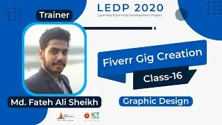 LEDP Graphic Design Course 2020. How to create fiverr pro level gig-Day 15 (Batch-42)