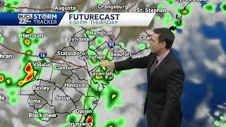 A hot one today with scattered afternoon storms