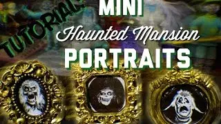 Disney DIY Tutorial | Haunted Mansion Mini Portraits | The Dan-O Channel