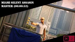 HITMAN 2 - Miami - Master - Silent Assassin Speedrun (0:52)