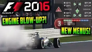 F1 2016 Game: New Race-Menu Explained - Blowing Up My Engine