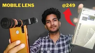 8x mobile telescope lens unboxing and honest review🔥| Photography lens for mobile