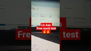 Lic Aao free Mock🤞 test#banks #practicemock #licaaoprelims #licaao