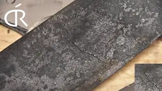 Forging a classic Bowie knife | It cracked, starting over.