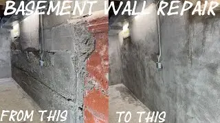 Basement Wall Repair/Fix Spalling Concrete