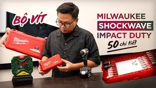 Tr&ecirc;n tay bộ v&iacute;t Milwuakee Shockwave Impace Duty 50 chi tiết