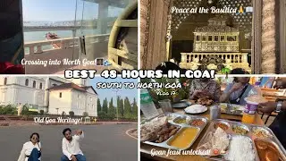 Goa Chi Khasyat!🌴 Old Goa Cha Heritage History!⛪️ Ani Bhari Seafood!🦀🦐🍽️🍛❤️ #goa #northgoa #basilica