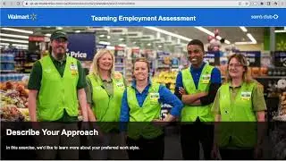 Walmart Supervisor and Training Assessment & My Answers