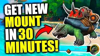 Get New Savage Green Battle Turtle Mount In 30 MINUTES! WoW Dragonflight | Trading Post Guide May