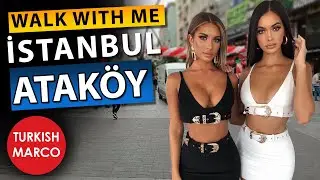 ISTANBUL 2022 Walking tour in Ataköy , istanbul , Turkey