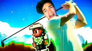 Cada Jogada Pode Ser Meu FIM&hellip; Golf em Terraria ⛳🔥
