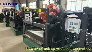 The BLACK RHINO Shale Shaker. #drillingtechnology  #shale #manufacturing