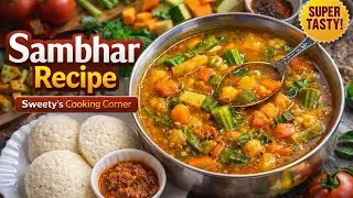 Sambhar Without Special Masala 🤗| आसान सांभर रेसिपी | South Indian Breakfast