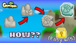 HOW TO GET FOSSIL FROM FOSSIL ROCK!! (Easy WLs) | Growtopia [2023]