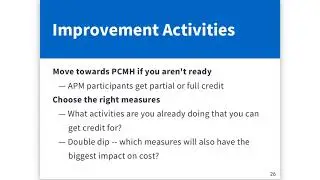 11 MIPS Composite Score Improvement Activities