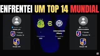 PARTIDA CONTRA TOP 14 MUNDIAL DA EFOOTBALL LEAGUE