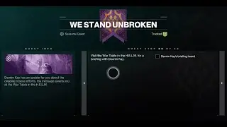 We Stand Unbroken (Season of Defiance ALL Cutscenes) &ndash; Strand Titian &ndash; Destiny 2 &ndash; S20