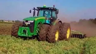 Axanit Kaba T&aacute;rcs&aacute;z&aacute;s John Deere 8360R+Framest FraDisc 7000 2014