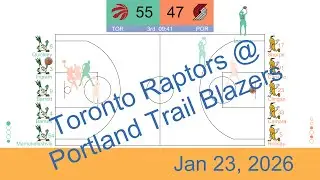 [NBA 2025-26] Toronto Raptors vs Portland Trail Blazers | Jan 23, 2026
