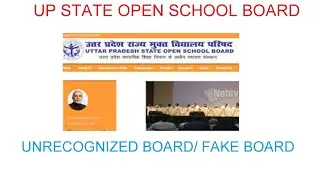 UP State Open School fake or valid board ? Authenticity of UPSOSB #upboard #fake #viral