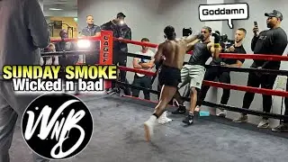 Boxing a talented boxer, Sunday smoke (Cartz vs Skrapzinoo)