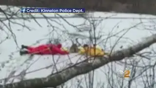 Deer Rescued From Thin Ice