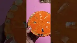 How to do mirror mosaic work on canvas | mirror mosaic art tutorial | mirror work on canvas | diy