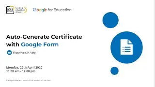 Auto Generate Certificate from Google Forms Tutorial
