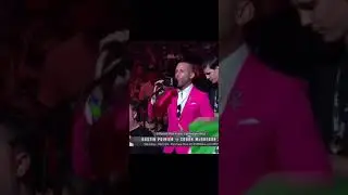 Conor v/s pink suit reporter