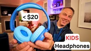 Best headphones for Kids - iClever BTH22 Review - Unboxing - Test