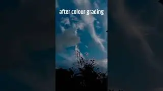 Timelapse colour grading before after #shorts