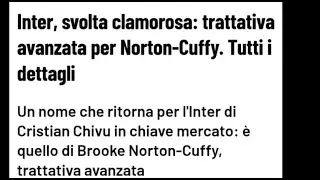 🔴CLAMOROSO NORTON CUFFY❗️ #PERISIC E #DIABY SALTANO, NON VERRANNO ALL'INTER 