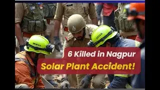 6 Killed in Nagpur Solar Plant Accident! Water Tank Collapse Horror 🚨 #NagpurNews
