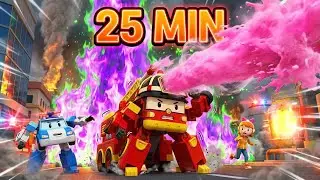 🚨 25 MIN Non-Stop Fire Truck Rescue! 🚒 Ultimate Safety Team Compilation for Kids