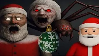 Bomb vs Granny, Spider Mom, Spider & Little Santa! 💣🎅🕷️👵