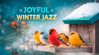 Winter Jazz That Feels Like Joy ❄️ Bright & Cozy Holiday Vibes