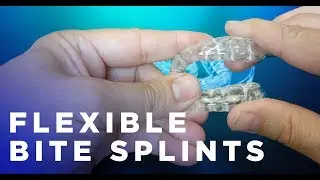 Flexible Milled Bite Splints made with imes-icore Dental Mills