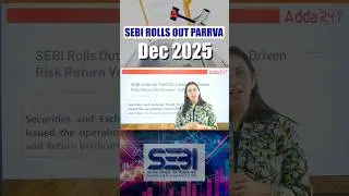 SEBI ROLLS OUT PARRVA | DEC 2025 #shortsfeed