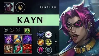 Kayn Jungle vs Elise - KR Diamond Patch 26.02
